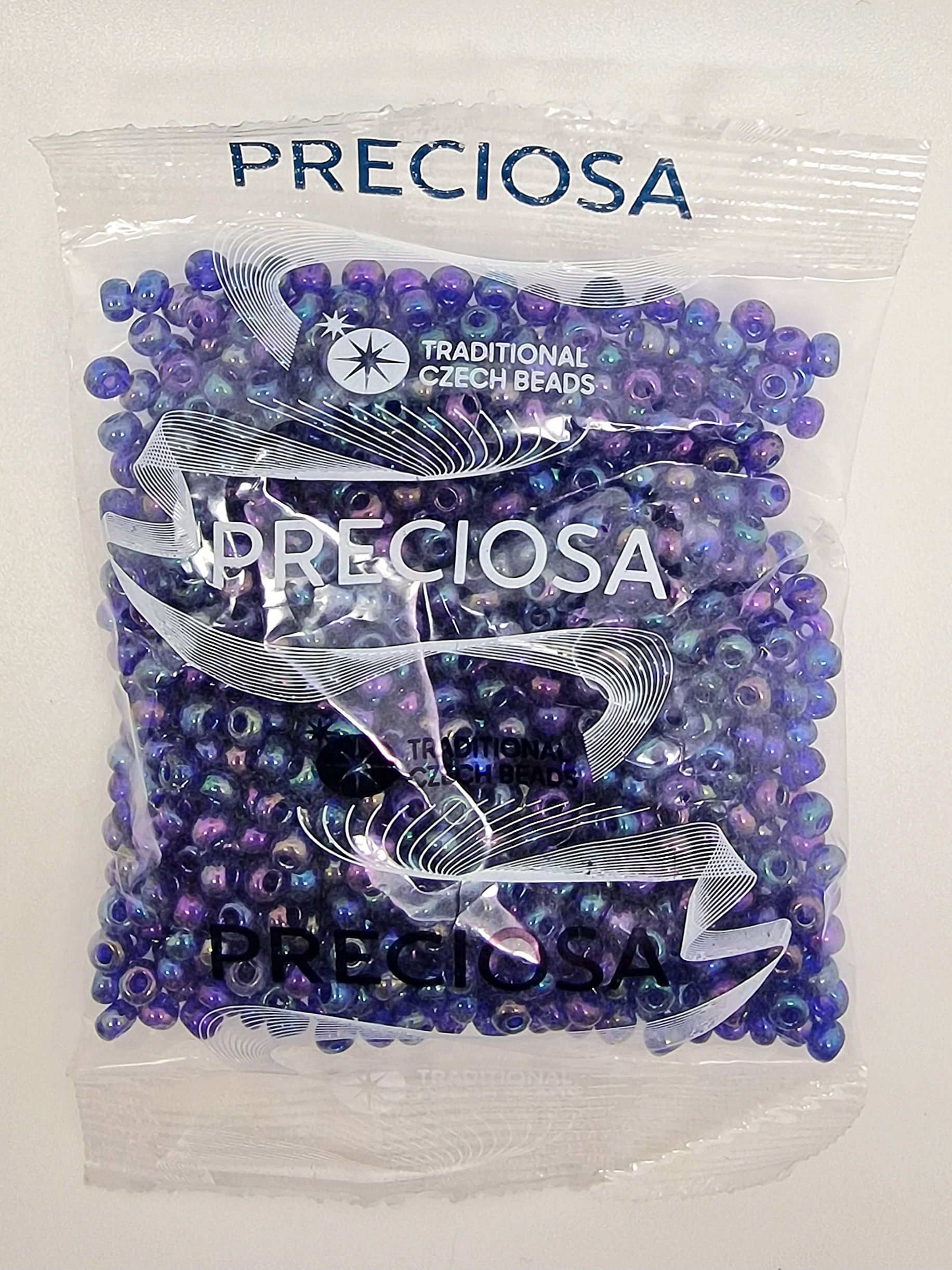 ROC-Rocailles frøperler i glas fra Tjekkiet