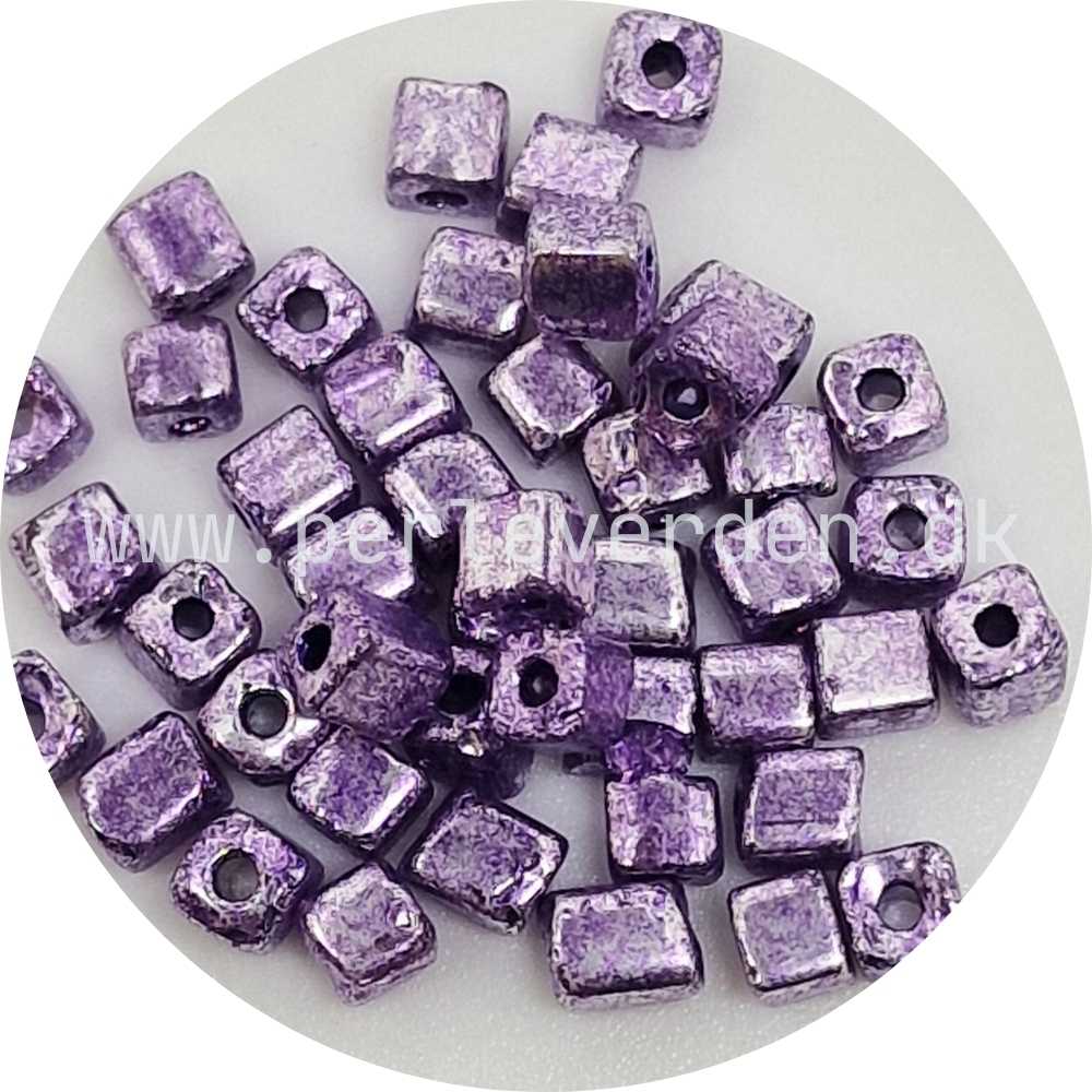 PRECIOSA Cut/skårne perler | Lilla