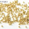 MIyuki delica galvanized gold seed beads DB1832