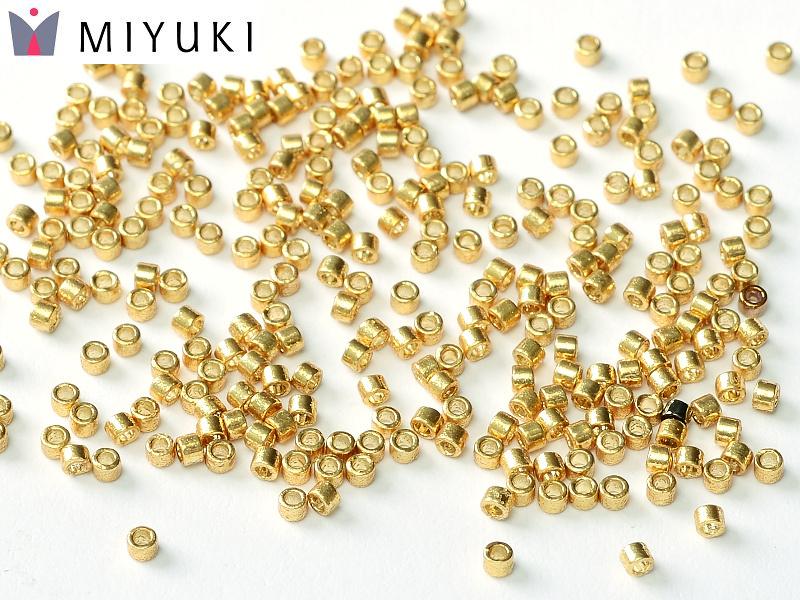 MIyuki delica galvanized gold seed beads DB1832