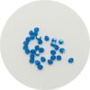 Preciosa crystals 451 69 302 roundelle 4mm Capri blue AB matt