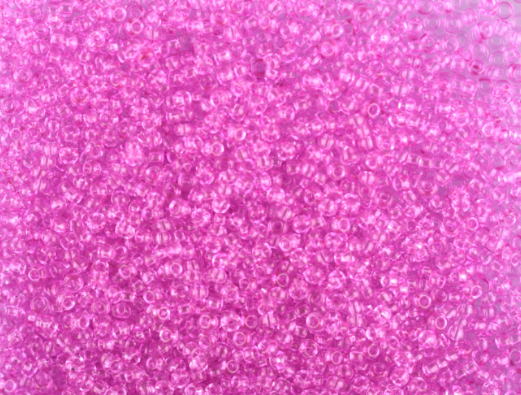 PRECIOSA Rocailles pink crystal