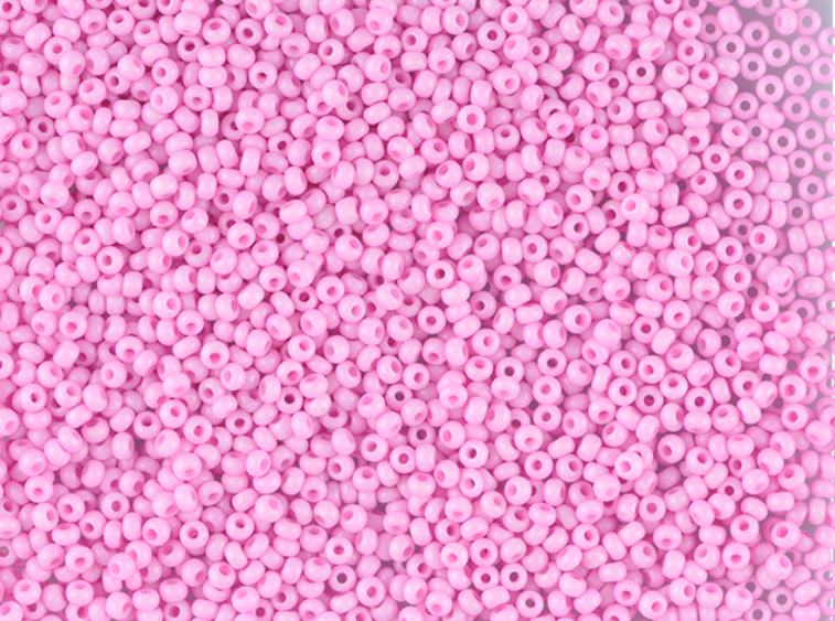 PRECIOSA Rocailles | pink 2 dyed chalkwhite