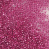 PRECIOSA Rocailles | pink dyed crystal, silver lined