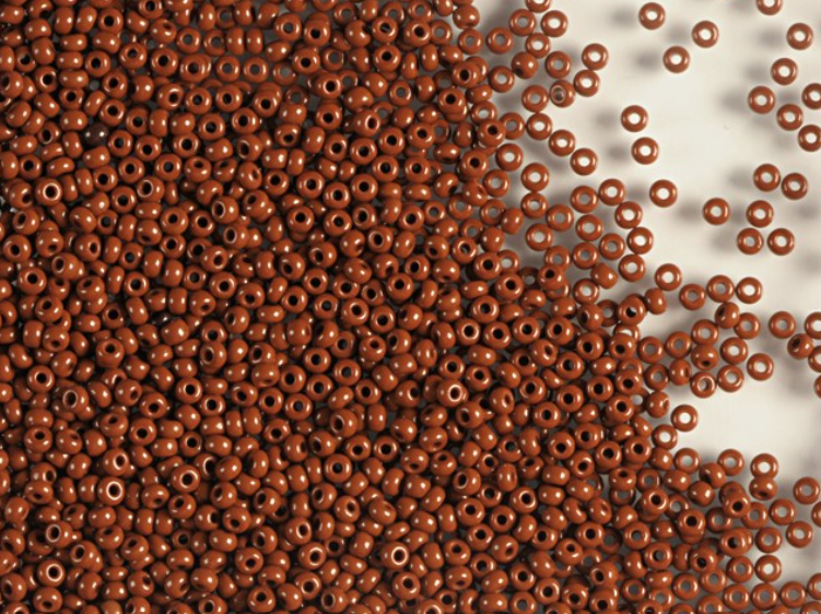 PRECIOSA Rocailles | opaque brown "tango"