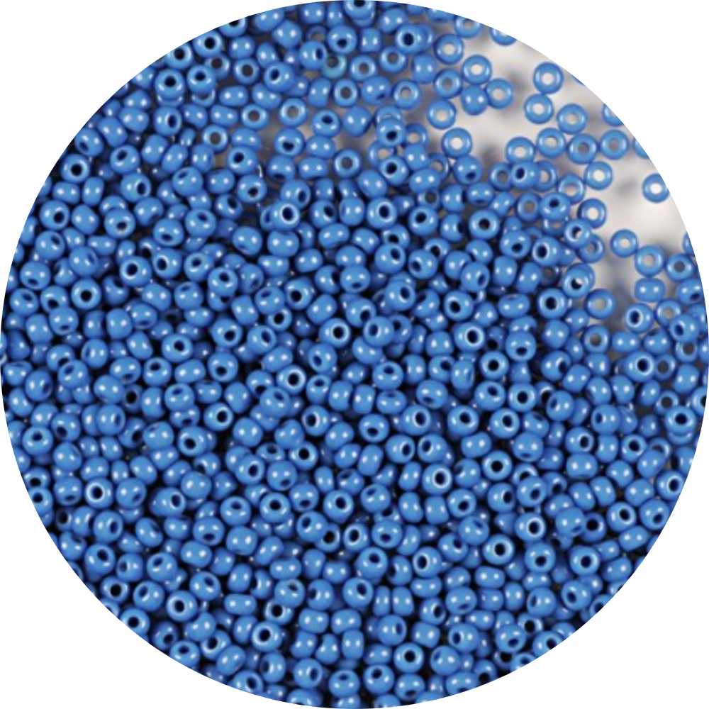 PRECIOSA Rocailles | opaque blue