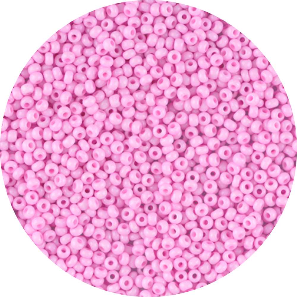 PRECIOSA Rocailles | pink 2 dyed chalkwhite