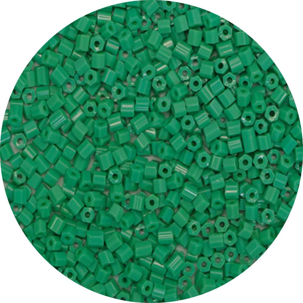 Preciosa 2-Cuts Seed Beads Grøn opak 53250