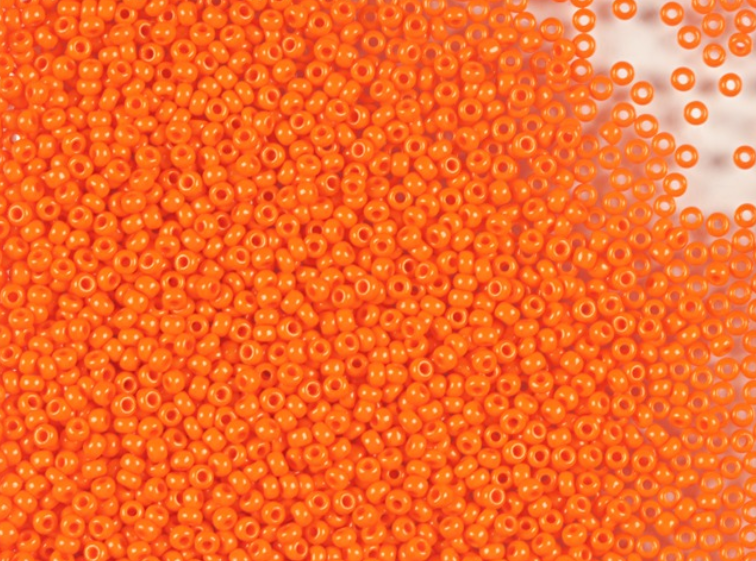 PRECIOSA Rocailles | opaque orange