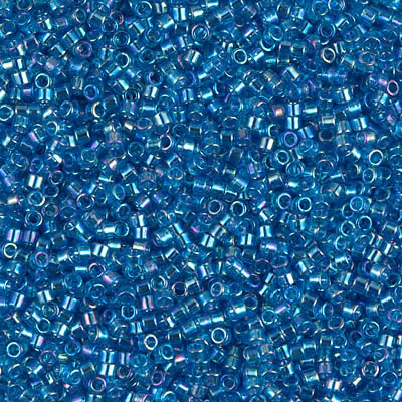 Miyuki delica Transparent Aquamarine AB seed beads DB 0177