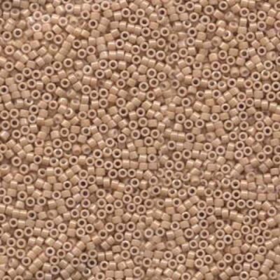 MIyuki delica Opaque Tan seed beads DB0208