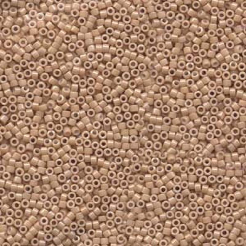 MIyuki delica Opaque Tan seed beads DB0208